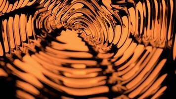 Orange glossy puddle. Design. A bright spot that sparkles and made in 3d abstraction. video