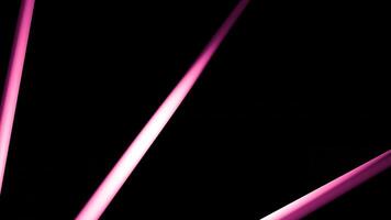 Black background with purple and pink cutting lines. Design. Bright lines made as if like spears that cut through black space in abstraction. video