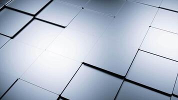 Grey and pink background. Design. A sliding background of small squares made in cartoon animation. video