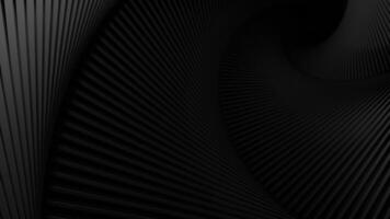 Black background with translucent bright stripes. Design.Horizontal gray and green stripes that move in a circle in abstraction. video