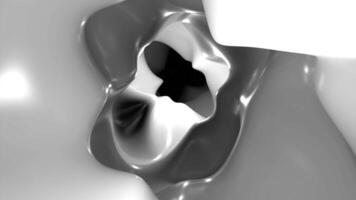 Grey and gold background. Design. A light background with a small sparkling blob giving off gloss made in abstraction. video