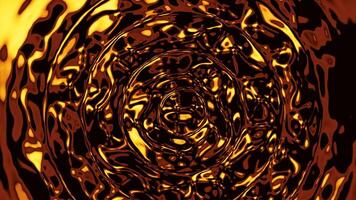 Orange and green bright background. Design. Glossy splashes in cartoon animation that spray in different directions. video