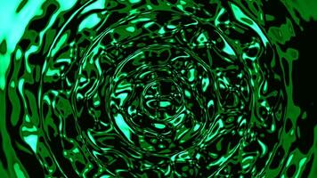 Orange and green bright background. Design. Glossy splashes in cartoon animation that spray in different directions. video
