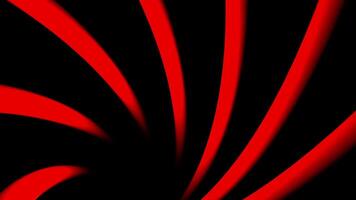 Abstract blades rotating, moving in a circular trajectory. Design. Red bending and rotating rays. video