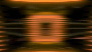 3D animation with stripes and pulsating pulses of electronics. Motion. Computer background with moving lines and vibration pulse. Neon background with circular spot and electronic wave pulses video