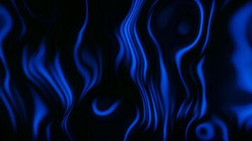 Hypnotic animation with linear pattern. Motion. Beautiful shimmering pattern with wavy lines and hypnotic effect. Pulsating hypnotic pattern with wavy lines and circles on black background video