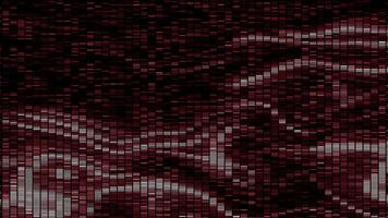 Shimmering pixel background of stripes with spots. Motion. Colorful shimmering spots and lines move in pixel image. Noise and pixel stripes with amoving spotty imag video
