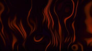 Hypnotic animation with linear pattern. Motion. Beautiful shimmering pattern with wavy lines and hypnotic effect. Pulsating hypnotic pattern with wavy lines and circles on black background video
