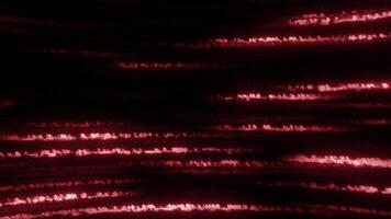 Shimmering stripes moving in stream on black background. Motion. Electronic flickering bands move in stream with cyber jumps. Flow of noise lines with high-speed jumps video