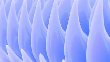 rör på sig skarp 3d kronblad. design. färgad 3d kronblad flytta i ström. rör på sig skarp kronblad eller tänder av 3d strukturera video