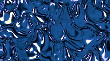 Abstract 3d ripples with colored liquid. Design. Bubbling surface of colored liquid with highlights. Colored 3d liquid boils and moves video