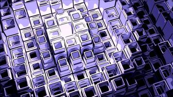 Abstract technological pattern with squared wavy texture. Design. Concept of artificial intelligence. video