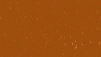 Falling particles of rain or snow on colored background. Design. Background with stream of falling rain particles. Colored background with stream of falling snow or rain particles video
