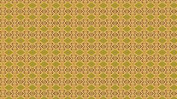 Bright background with repeating geometric pattern in flashing motion. Design. Mosaic geometric pattern changes in pulsating flow. Geometric mosaic pattern pulsates and changes video