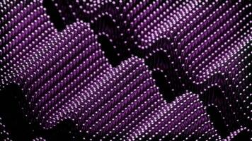Black background with bright sequins. Design. Bright flying sequins in cartoon animation that fly in different directions. video