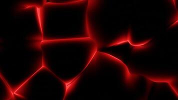 Moving and boiling convex shapes with neon bright edges. Design. Abstract liquid background. video