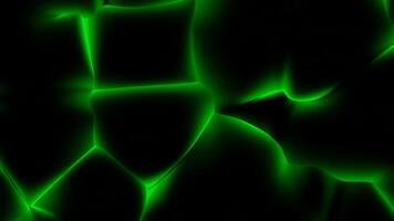 Moving and boiling convex shapes with neon bright edges. Design. Abstract liquid background. video