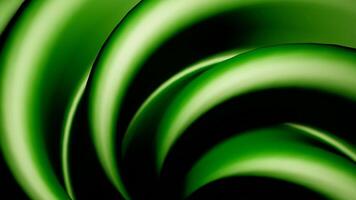 Abstract spinning convex shapes. Design. Bright curved glossy blades. video