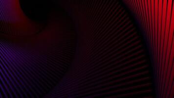Rotating 3d background with swirling striped spiral. Design. Dark background with rotating stripes in dark. Depth of dark space with rotating spiral of lines video