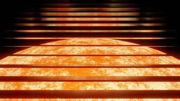 Sci fi abstract background with a big planet and moving rays above it in outer space. Design. Concept of astronomy. video