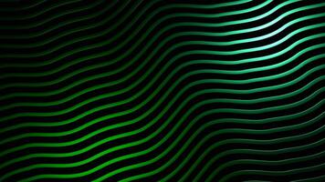Horizontal waving flowing metal abstract lines on dark background. Design. Light flares on wavy surface. video