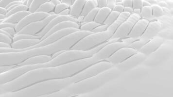 Liquid abstract background with smooth glossy texture. Design. Bubbling monochrome flowing background. video