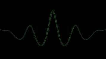 Black background with green and red graph. Design. A bright graphic in cartoon animation that moves to the right side. video