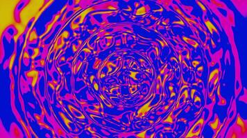Abstract water swirl of acid bright colors. Design. Colorful whirl of rippling liquid texture. video