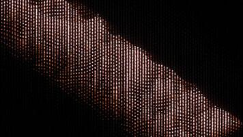 Black background with sprayed glitter. Design. Orange and white radiance scattering and drawing patterns in abstraction. video