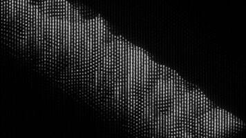 Black background with sprayed glitter. Design. Orange and white radiance scattering and drawing patterns in abstraction. video