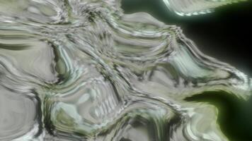 Digital turbulent moving energy smoke cloud in green colors. Motion. Waving animation with fast dynamic. video