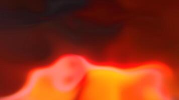 Dramatic red and orange cloud effect with moving light rays shining through. Motion. Curving gradient shapes. video