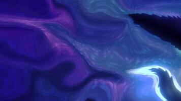 Blue and purple spots. Motion. Small bright drops of light that twitch in computer graphics. video