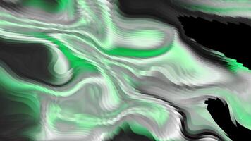 Digital turbulent moving energy smoke cloud in green colors. Motion. Waving animation with fast dynamic. video
