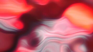 Red and yellow background. Motion. A light background with a large sparkling blob with highlights made in cartoon animation. video