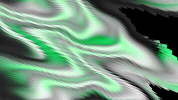 Shimmering bright waves on a black background. Motion. Gradient blinking neon shapes. video