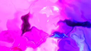 Flickering energy pulses in colorful pattern of spot. Motion. Bright colorful spots move with electric pulses. Electric pulses flash in colorful plastic pattern video