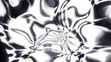 blixt av ljus psychedelic bakgrund med flytande mönster. rörelse. röd rader i flytande mönster flytta och blinka. blinkande mönster med flytande böjd rader av målarfärger video