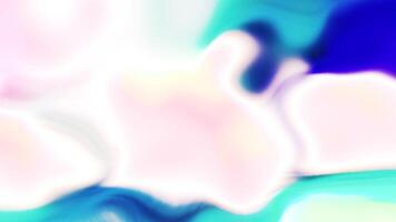 Moving colorful spots on white background. Motion. Background of moving color spots of paints. Energetic moving paints in linear flows video
