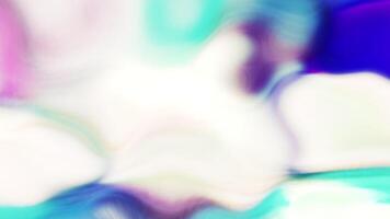 Colorful rainbow 3D dynamic abstract liquid light. Motion. Artistic gradient wavy futuristic texture. video