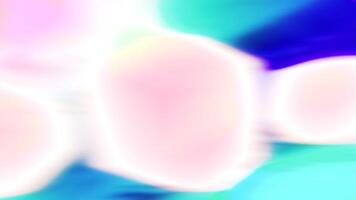 Pink and other multicolored flying fluffy surreal clouds. Motion. Bright fantasy dreams. video