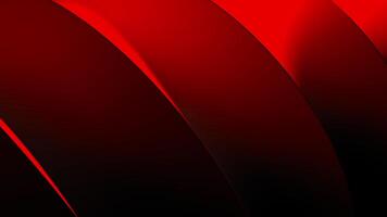 Bright red minimal round lines,abstract futuristic tech motion background. Design. Glowing and flowing arcuate stripes. video