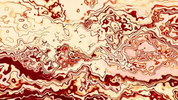 Psychedelic flashing pattern of bright curved lines. Motion. Flashing flashes of curved lines in pattern. Stream of psychedelic pattern with bright flashes of colors. Warning flashing lights video