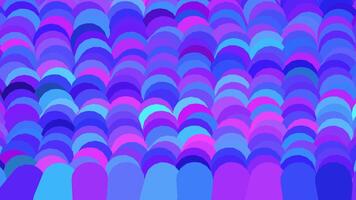Colorful seamless geometric patterns Blue background.Abstract Funny Color dynamic background video