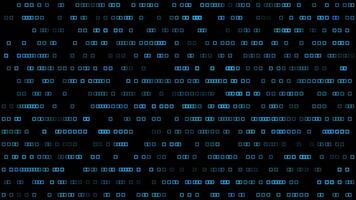 Pixelated technology motion background. Abstract Grid Background . Technology background concept. Digital blue pixel particle pattern video
