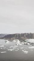 Antarctic Melting Glacier in a Global Warming Environment video