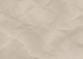 Beige crumpled paper texture background, Vintage paper background, Old paper texture photo