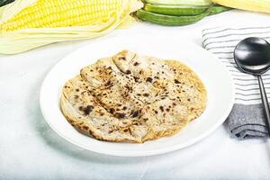 Indian traditional homemade bread - Roti photo