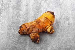 Fresh curcuma root for cooking photo