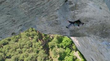 A Fearless Adventurer Conquering Nature's Majesty video